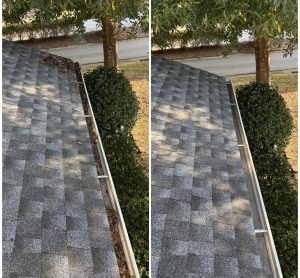 townhome soft wash gutter cleaning raleigh nc